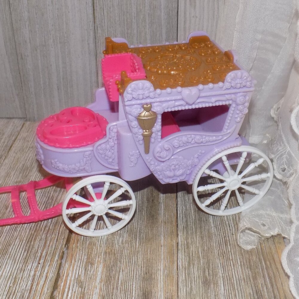 Fisher Price Imaginext Precious Places Swan Palace Princess Carriage Cake Topper